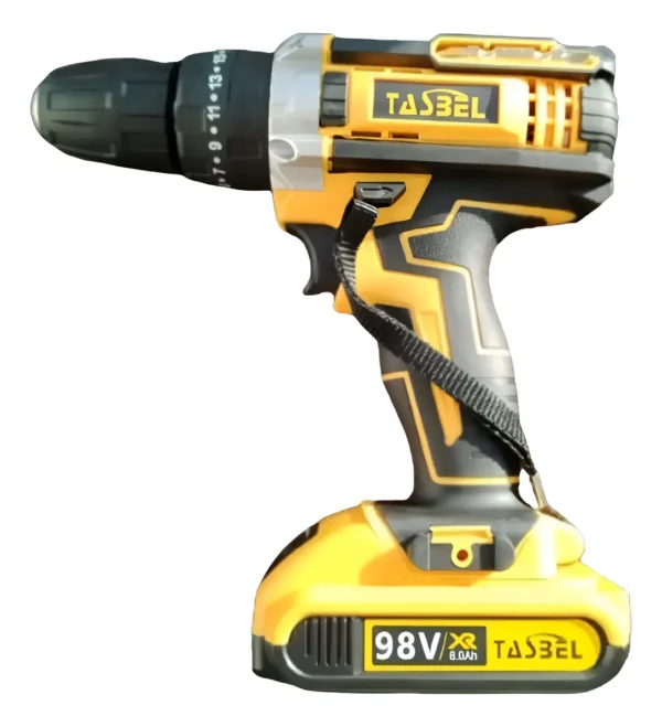 Taladro Inalámbrico Destornillador Percutor + accesorios 98v
