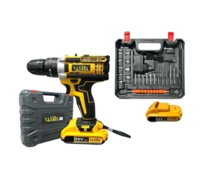 Taladro Inalámbrico Destornillador Percutor + accesorios 98v